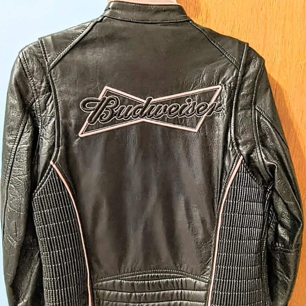 Budweiser leather jacket